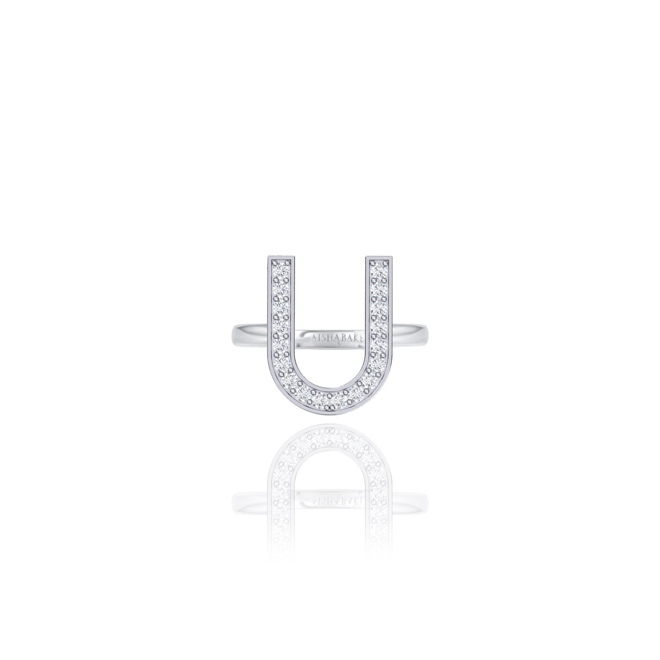 Initials Ring - U