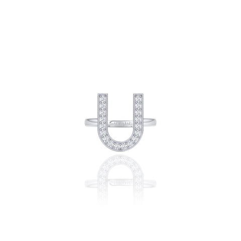 Initials Ring - U
