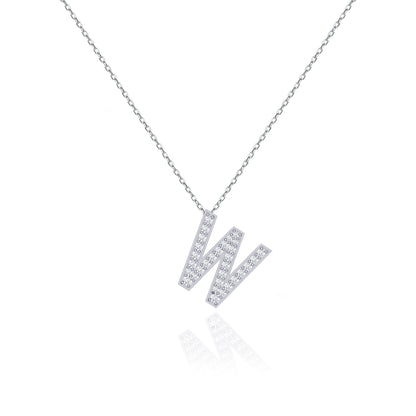 Initials Necklace - W