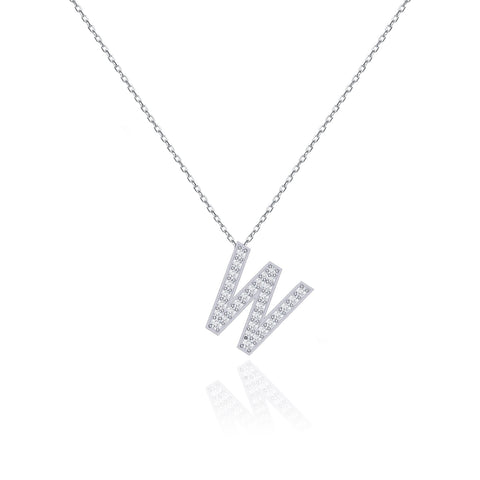 Initials Necklace - W