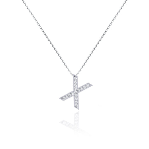 Initials Necklace - X