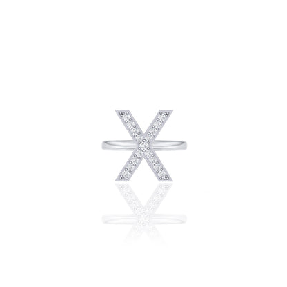 Initials Ring - X