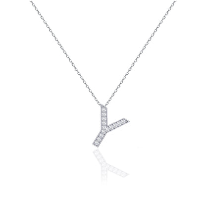 Initials Necklace - Y