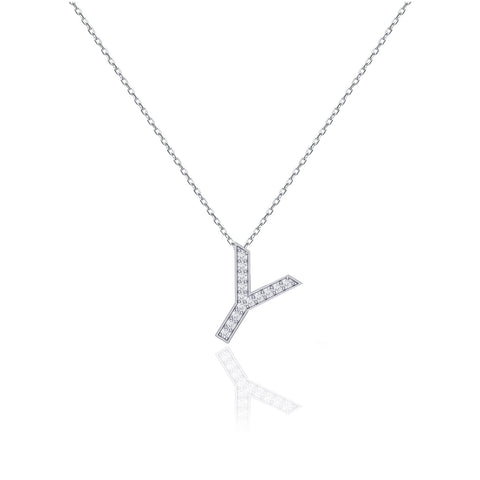 Initials Necklace - Y