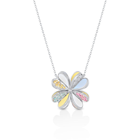 Lucky You Necklace White Gold