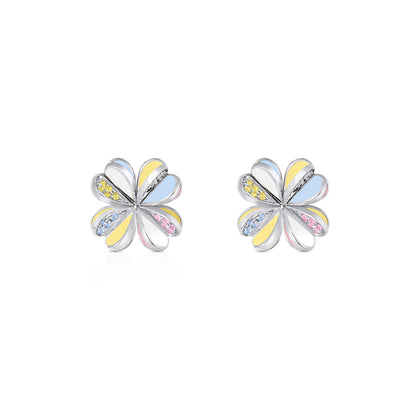Lucky You Earrings White Gold