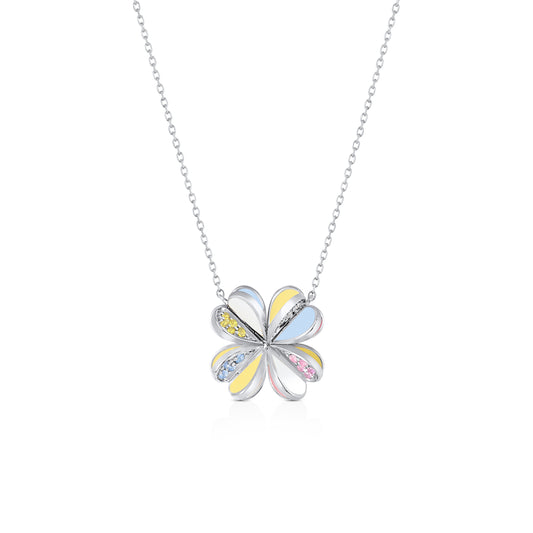 Lucky You Petite Necklace White Gold