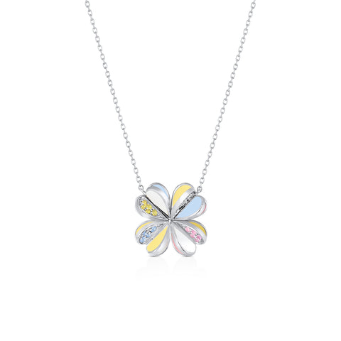 Lucky You Petite Necklace White Gold