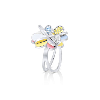 Lucky You Ring White Gold