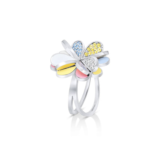 Lucky You Ring White Gold