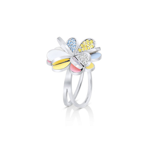 Lucky You Ring White Gold