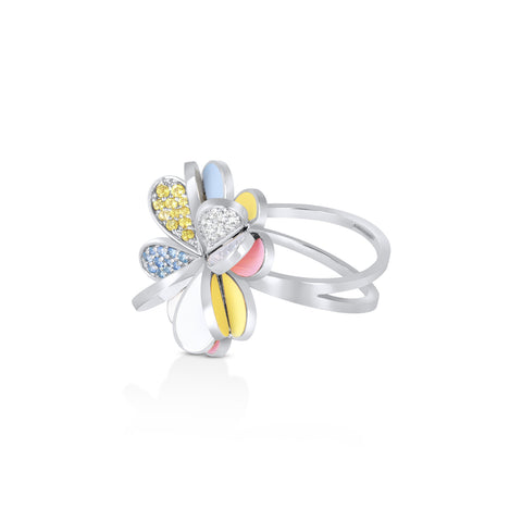 Lucky You Ring White Gold