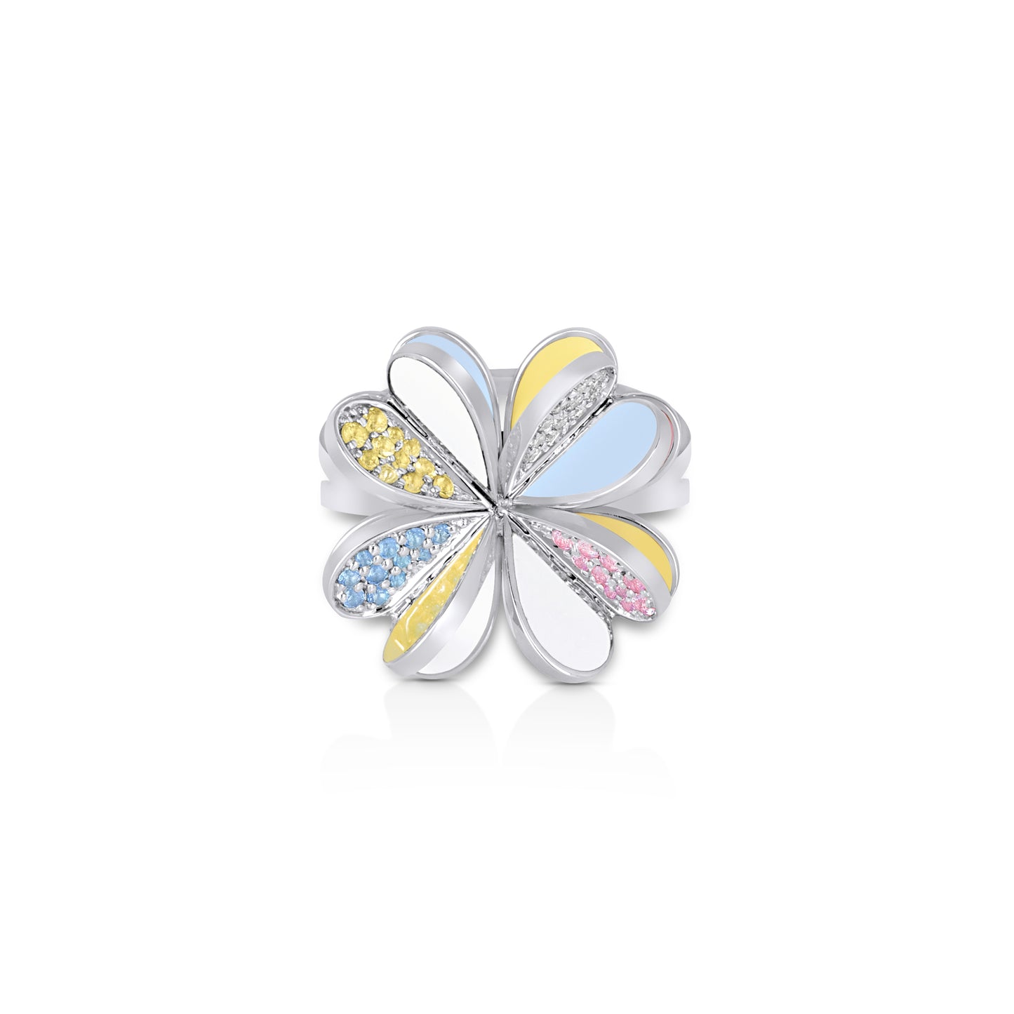 Lucky You Ring White Gold